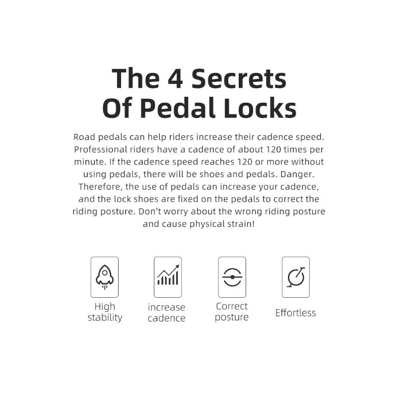 ROCKBROS SPD-SL-pedales autoblocantes para bicicleta de carretera, aleación de aluminio ultraligera, 2 rodamientos sellados