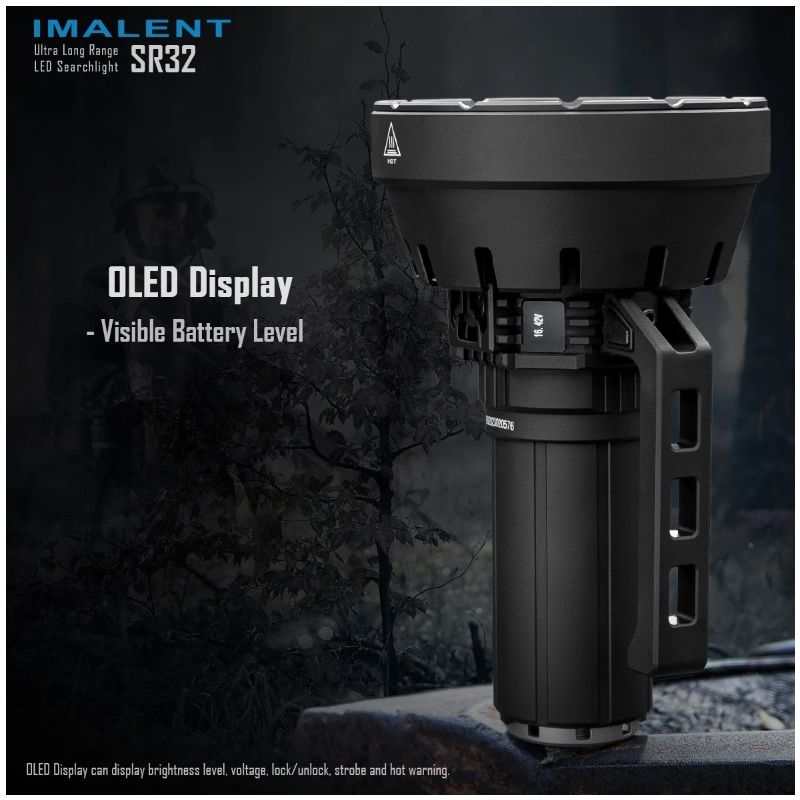 Linterna potente IMALENT SR32 de 120000 lúmenes