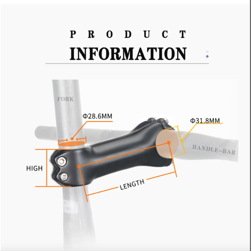 TOSEEK vástago de manillar de bicicleta 28,6-31,8mm aluminio  vástago de carbono Angle6 17 vástago de manillar de bicicleta de montaña piezas de repuesto para bicicleta