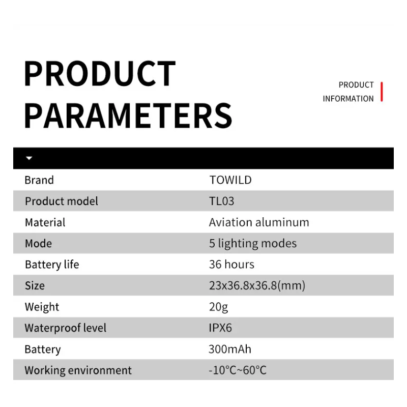 Luz trasera LED inteligente para bicicleta TOWILD TL03 con sensor de freno automático, luz trasera para bicicleta, luz de advertencia para bicicleta