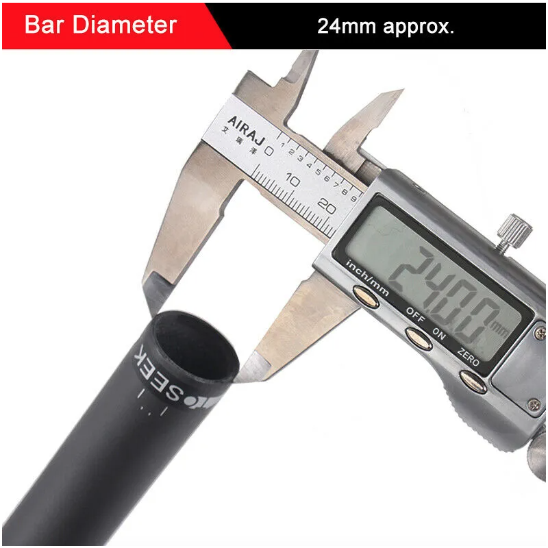 Manillar totalmente de carbono TOSEEK 400-440mm31,8mm Manillar de bicicleta de carretera sin rosca integrado carreras Drop Bikes Bar accesorios de bicicleta