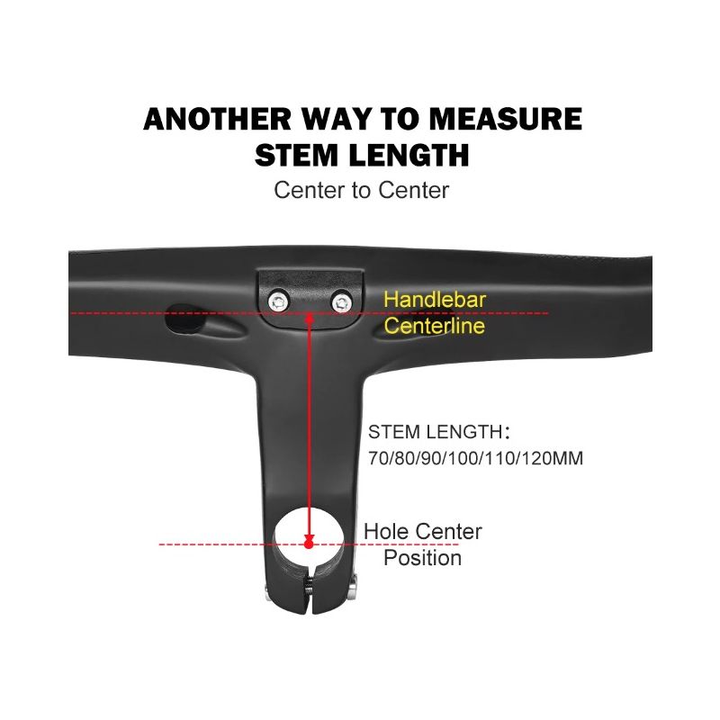 TOSEEK TR5500 bicicleta de carretera vástago de fibra de carbono integrado manillar de bicicleta ultraligero 28,6mm accesorios de piezas de ciclismo