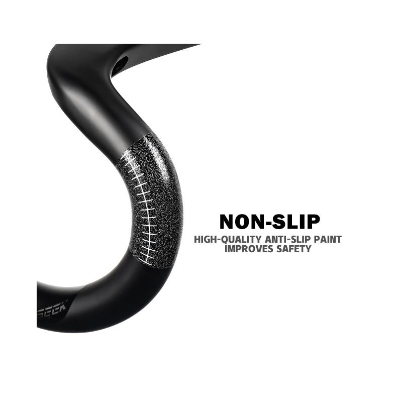 TOSEEK TR5500 bicicleta de carretera vástago de fibra de carbono integrado manillar de bicicleta ultraligero 28,6mm accesorios de piezas de ciclismo