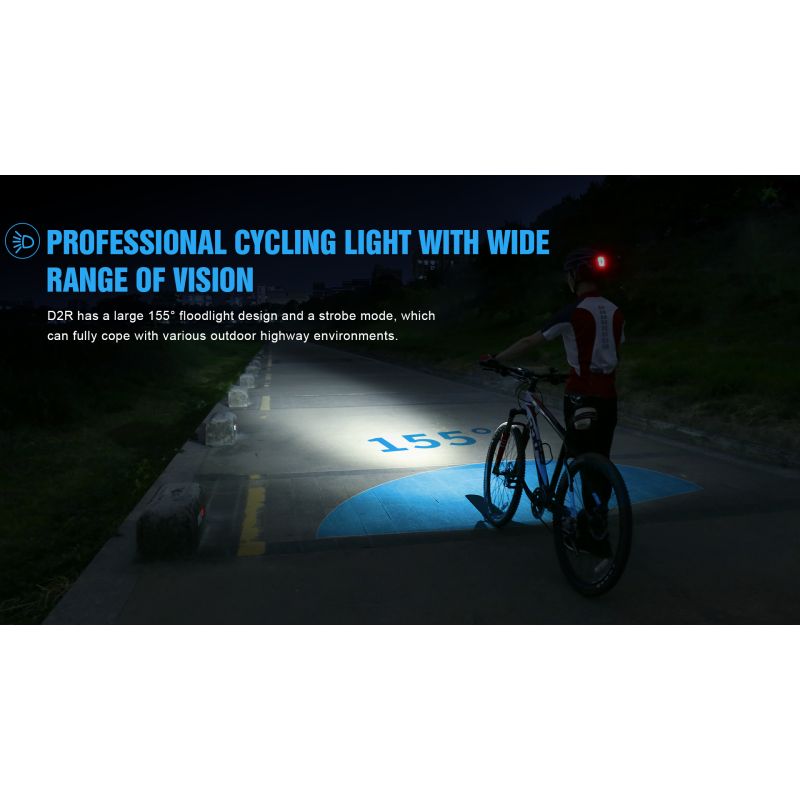 Luz de bicicleta TrustFire D2R delantera 450LM lámpara de ciclismo tipo C luz de bicicleta recargable