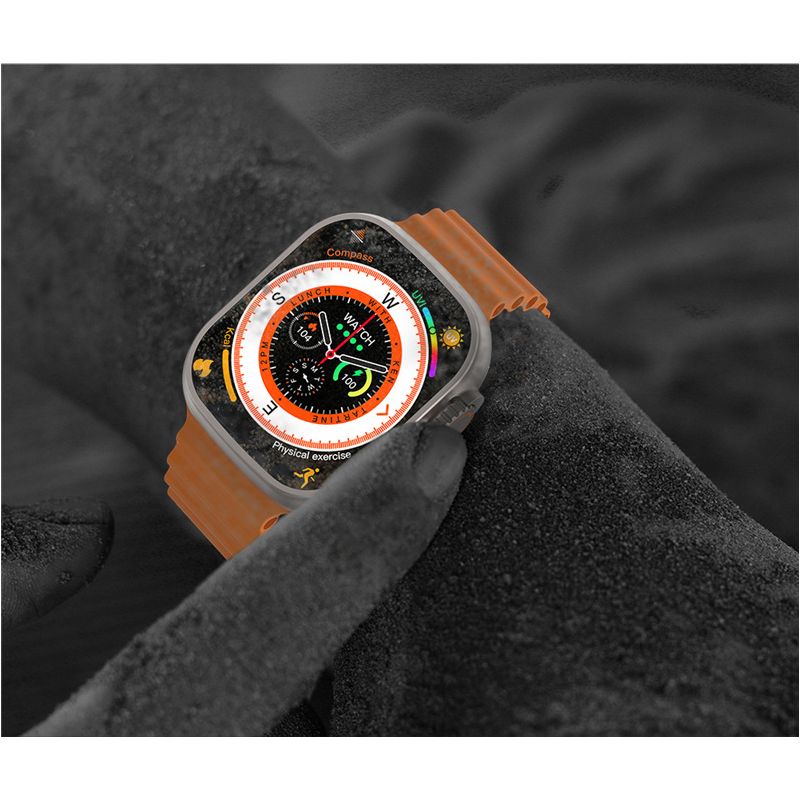Reloj inteligente de 49 mm Ultra 9 Bluetooth Llamada NFC Brújula GPS Ruta Seguimiento Ip68 Smartwatch