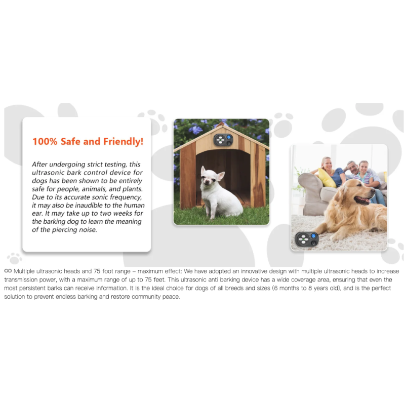 Ultrasonic Barking Stop Device, Dog Driving Device, Noise Prevention Training Device, Automatic Dog Barking Stop Device Ultrasonic Anti Barking Device