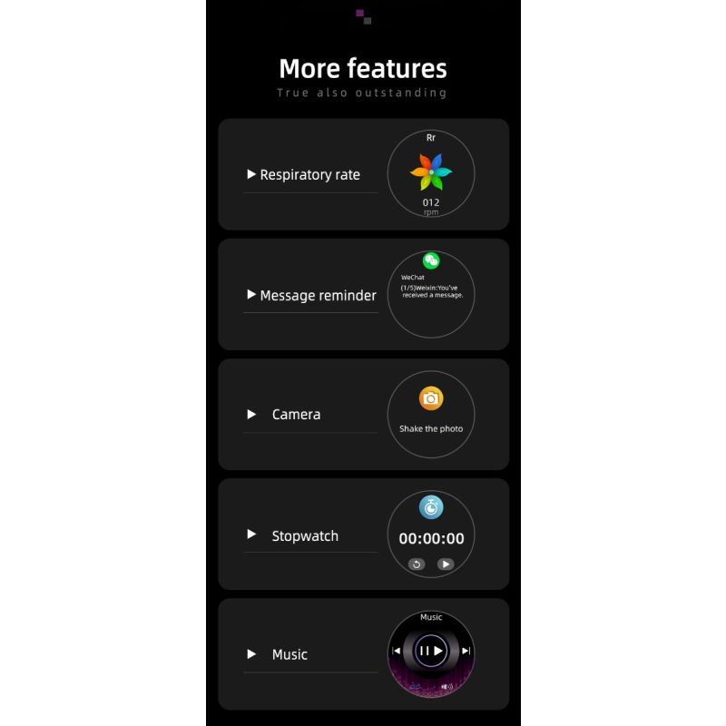 Reloj inteligente W11 de 1,32 pulgadas, frecuencia cardíaca HD, azúcar en sangre no invasivo, ECG  PPG, temperatura corporal, frecuencia cardíaca, pulsera inteligente