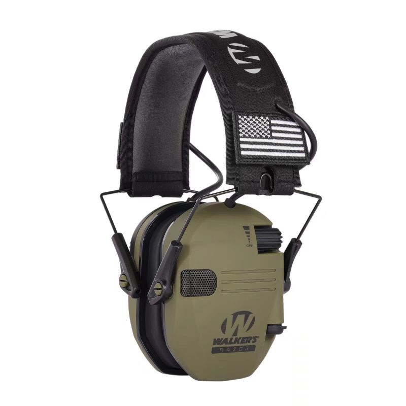 Walkers razor Orejeras Auriculares activos para disparar Protección auditiva electrónica Protección auditiva Reducción de ruido auriculares de caza activos