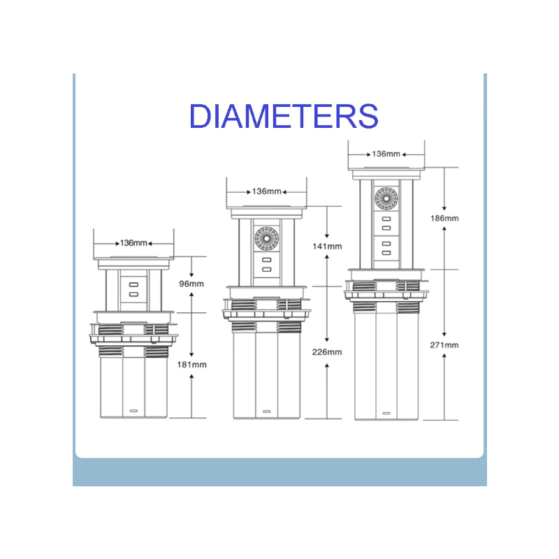 Enchufes eléctricos de elevación, salida retráctil motorizada de sobremesa oculta con carga inalámbrica USB, estándar de la UE
