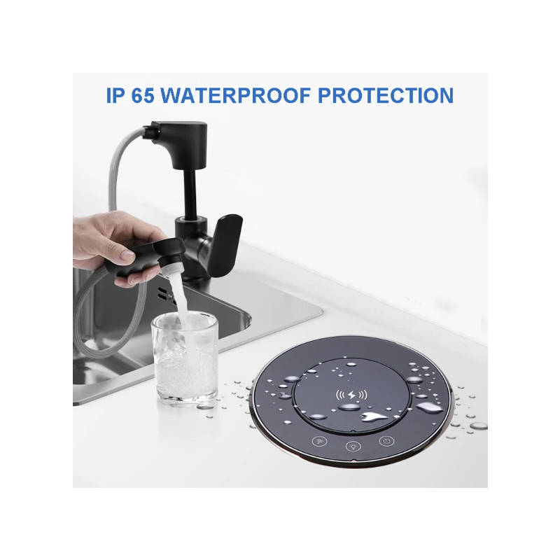 Enchufes eléctricos de elevación, salida retráctil motorizada de sobremesa oculta con carga inalámbrica USB, estándar de la UE