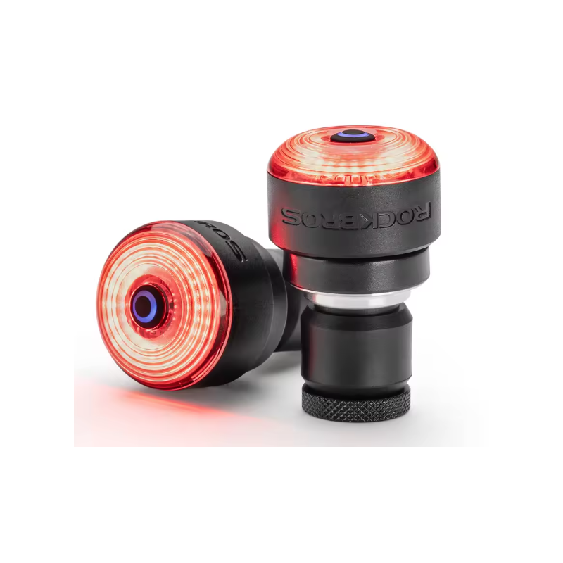 ROCKBROS R0 Handlebar End Plug Bike light Type-C MTB Road Cycling Taillight