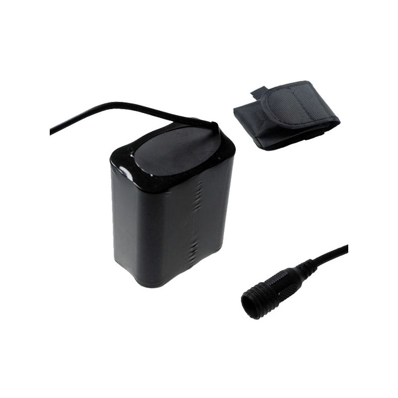 Tornillo Interfaz fija 8.4v 6x18650 13200mAh Batería de faros para la bicicleta para la luz de la bicicleta LED