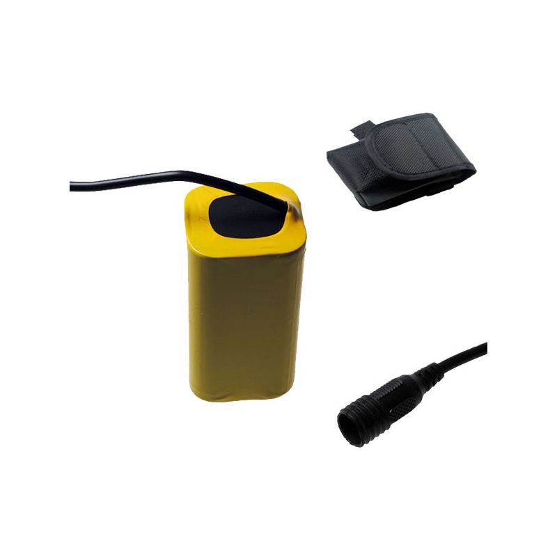 Tornillo Interfaz fija 8.4V 4x18650 8800mAh Batería de luz de bicicleta para la luz delantera de la bicicleta LED