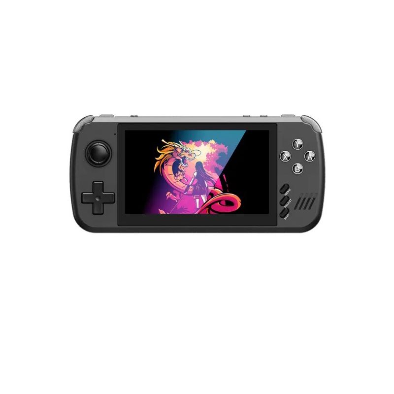 POWKIDDY X39pro pantalla IPS de 4,3 pulgadas consola de videojuegos portátil X39 juego Retro PS1 compatible con controladores con cable