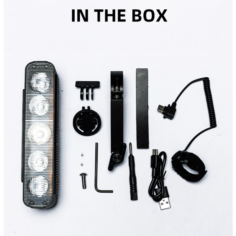 Luz delantera para bicicleta XOSS XL3000 de 3000 lúmenes, resistente al agua, recargable, tipo C