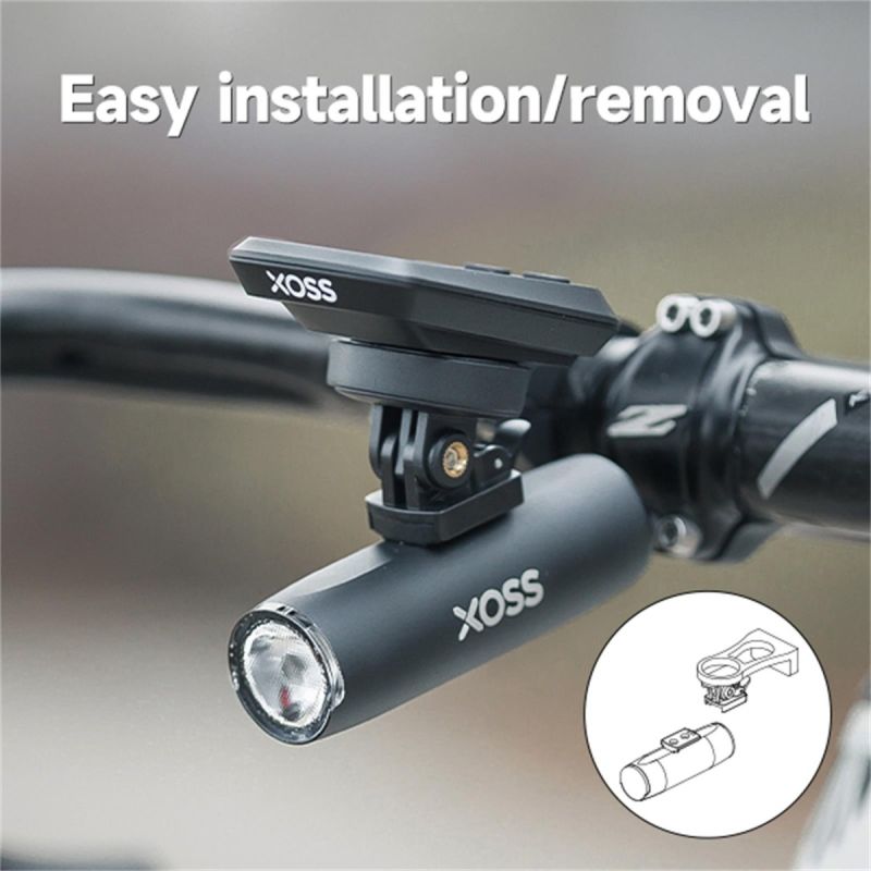 XOSS Bike Light Headlight 800Lm Impermeable USB Recargable MTB Front Lamp Head Lights Bicicleta Flash Torch