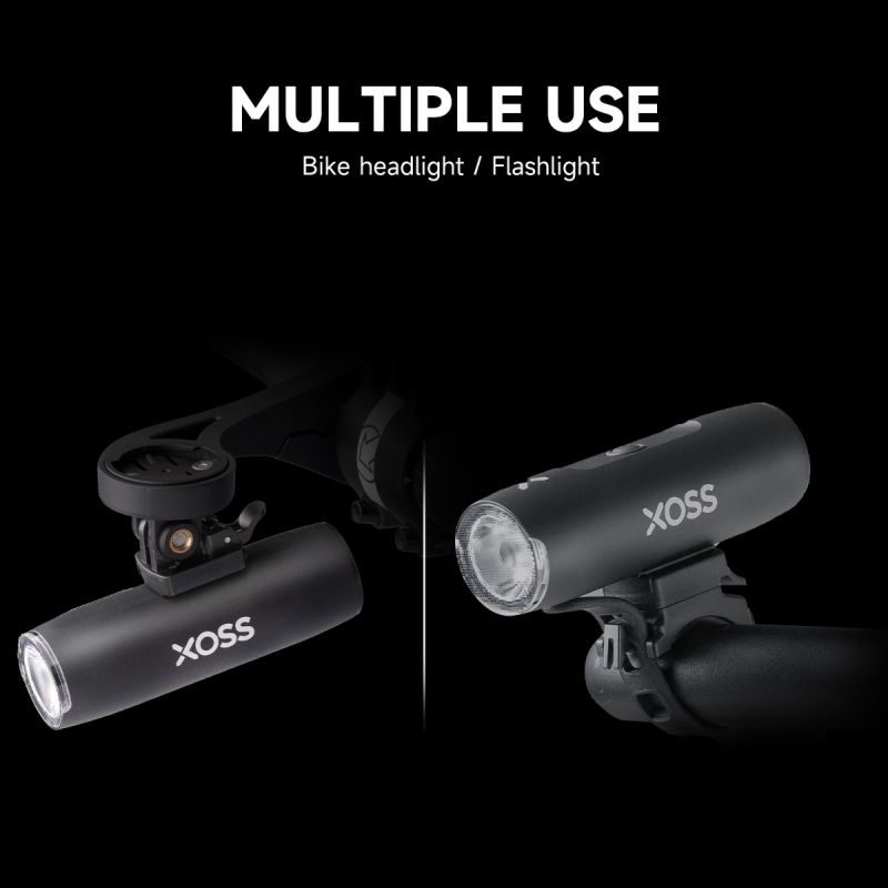 XOSS Bike Light Headlight 800Lm Impermeable USB Recargable MTB Front Lamp Head Lights Bicicleta Flash Torch