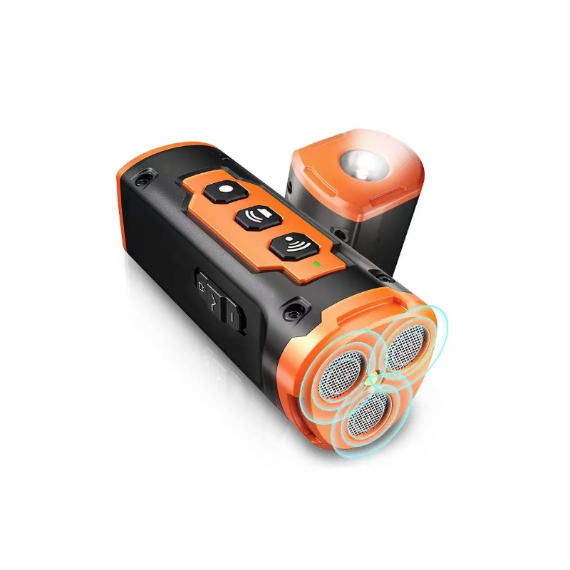 Repelente de perros, dispositivo ultrasónico de entrenamiento para perros, dispositivo disuasorio de ladridos recargable con linterna LED
