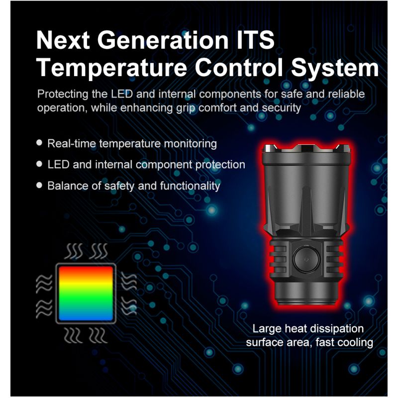 Linterna Klarus XT21X Pro XHP70.2 LED 4400 Lumens 21700