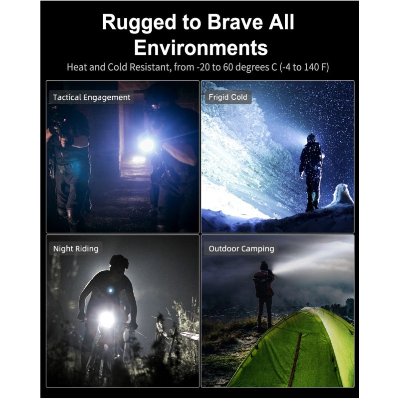 Linterna Klarus XT21X Pro XHP70.2 LED 4400 Lumens 21700