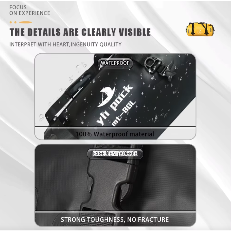 Motorcycle Bag Waterproof MTB Bike Trunk Bag Rear Travel Luggage Carrier Portable Saddle Seat Cycling Acessoriy 40L/80L