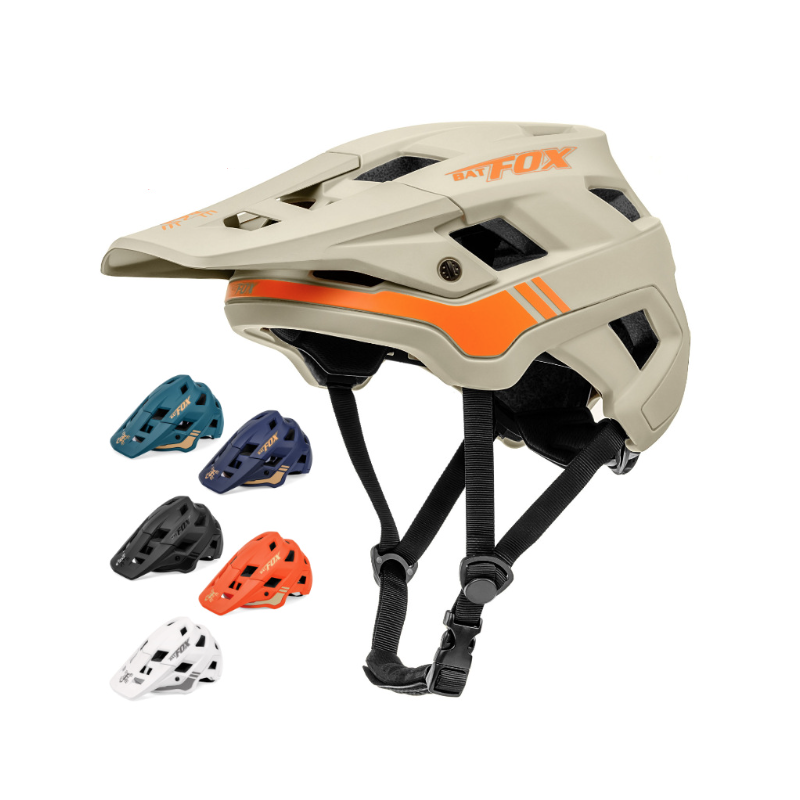 Casco de bicicleta BATFOX, casco de bicicleta de montaña, cascos para hombres, mujeres, adultos y jóvenes