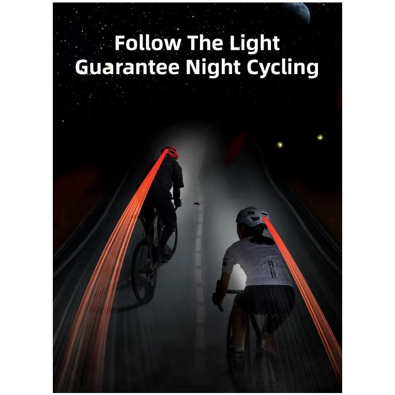 ROCKBROS-casco de bicicleta con luz trasera LED, casco de ciclismo moldeado integralmente recargable, Casco de Bicicleta de carretera MTB, casco deportivo seguro