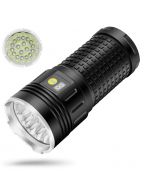 Sky Ray 18xT6 4 Modos 15000 Lumen recargable USB Tipo C Linterna LED