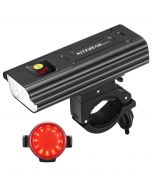 NITEBEAM BR05 Luces de bicicleta 5x T6 5000 Lumens USB Bici recargable Frente de la luz y la luz de la cola de la bicicleta