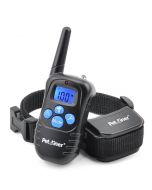 PetraReer 998D 300m Cuello de perros eléctrico remoto de choque de choque Vibración recargable recargable de impermeable Collar de entrenamiento de perros con pantalla LCD