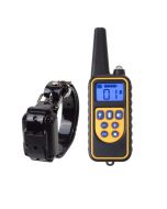 800m Electric Dog Training Colllar PET control remoto impermeable recargable con pantalla LCD para todo el tamaño de la vibración de choque