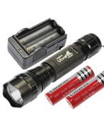 Multi Color Seleccione UltraFire 501B U2 1300 LUMENS 5 MODOS LED Linterna LED  2 * 18650 Batería  Cargador