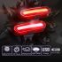 Luz trasera de la luz trasera de la bicicleta recargable USB LED de la cola de la bicicleta LED