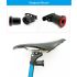 Xlite100 Intelligent Bike Tail Light USB Smart Bicycle Freno Trasero Luz de seguridad Linterna de advertencia visual