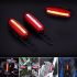 Luz trasera de la luz trasera de la bicicleta recargable USB LED de la cola de la bicicleta LED