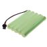 Batería recargable de 12 V AA, 1800 mAh, Ni-MH, con enchufe SM grande