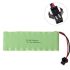 Batería recargable de 12 V AA, 1800 mAh, Ni-MH, con enchufe SM grande