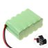 Batería recargable con enchufe SM Ni-MH de 12 V AA y 1800 mAh