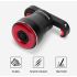 ROCKBROS Q5 Bicicleta Inteligente Auto Freno Detección Luz IPx6 Impermeable LED Carga Ciclismo Luz trasera Bicicleta Luz trasera