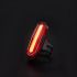 Luz trasera de la luz trasera de la bicicleta recargable USB LED de la cola de la bicicleta LED