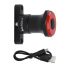 MEROCA MX2 Sensor inteligente Luz trasera de freno Luz de bicicleta de montaña Luz de carga USB Bicicleta de carretera Luz trasera de conducción nocturna