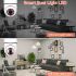 5G Wifi E27 bombilla cámara de vigilancia visión nocturna a todo Color seguimiento humano automático 4X Zoom Digital Video seguridad Monitor Cam
