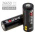 SOSHINE 26650 5500mAh 3.7V batería recargable-2
