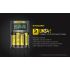 Nitecore UMS4 Intelligent USB Four-Slot Superd Charger para 18650/21700/26650/20700/18350/15340 (RCR123) / 14500/10440 baterías