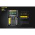Nitecore UMS4 Intelligent USB Four-Slot Superd Charger para 18650/21700/26650/20700/18350/15340 (RCR123) / 14500/10440 baterías
