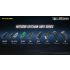 Nitecore T4K 4 x xp-l2 v6 leds 4000 lúmenes batería incorporada usando la linterna de llavero portátil de carga USB-C