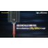 Nitecore T4K 4 x xp-l2 v6 leds 4000 lúmenes batería incorporada usando la linterna de llavero portátil de carga USB-C