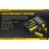 Nitecore D4 Digicharger LCD Mostrar batería Nitecore Charger Intelligent 2.0 Fit Li-Ion 18650 14500 16340 26650
