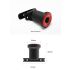 Xlite100 Intelligent Bike Tail Light USB Smart Bicycle Freno Trasero Luz de seguridad Linterna de advertencia visual