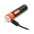 18650 2600mAh 3.7v Micro USB recargable recargable batería de ion